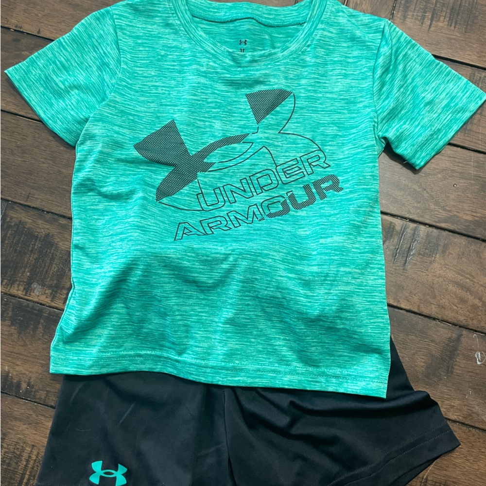 Toddler under armour summer set